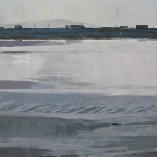 Northern Light - Oil Painting of River
