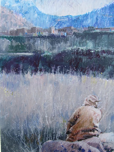 A Berber Landscape Painting