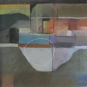 Harbour - Pastel Abstract Painting