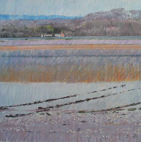 Low Tide River Estuary Painting
