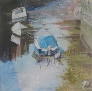 Mill Tail - Oil Pastel Painting