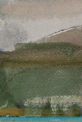 Moorland Reservoir - Water Colour Painting