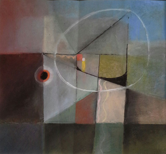 Touching Points Abstract Painting