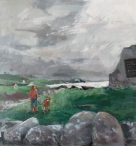 Before the storm - landscape oil painting by Ashton Chadwick